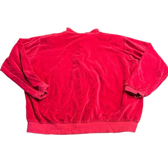 Vintage Gertrude Davenport Velour Pullover Track Size XL USA - Picture 2 of 7